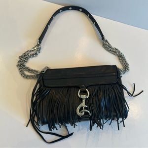 Rebecca Minkoff Leather Fringe Crossbody Bag